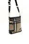 Coffee - Black Plaid Women's Crossbody Bag Sp1120 - 4