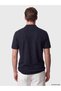 Peak New Season Navy Blue Polo Collar Men's T-Shirt - 4