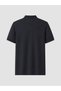Peak New Season Navy Blue Polo Collar Men's T-Shirt - 6