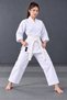 Joyed White Karate Suit Unisex Suit with Belt Alpaca Soft Texture and Bright Look - 4