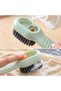 2 Pieces Multi-Purpose Practical Hand Cleaning Brush with Detergent Tank Shoe Boots Cleaning Washing Brush - 8
