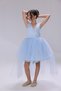 Girls' Tulle Evening Dress with Train – Birthday and Special Occasion Dress - 6