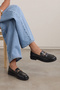 Alya Alma Women's Loafer 0012930 Black Rustic - 3