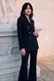 Buttoned Classic Jacket - Navy Blue - 2