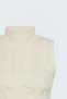Braided Zero Sleeve Knitwear - Ecru - 3