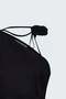 Floral Detailed Blouse - Black - 4