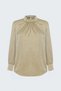 Long Sleeve Blouse - Beige - 2