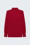 Bluse mit Ausschnittkragen - Rot - 4