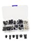 200PCS JST SM 2.54mm Pitch Connector Kit - 2/3/4/5Pin Male/Female Housing + Crimp Terminals for W... - 7