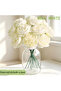 Milk White 6Pcs Artificial Peony Flowers Bouquet 20CM Fake Flower for Home Decor Garden Wedding Deco