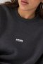 Women's Oversize Sweatshirt Amore Printed Smoked Fabric – Crew Neck, 3 Thread Raster Printing - 4
