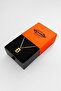 316L Steel Gothic D Letter Necklace Ka1103Al - 7