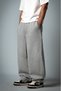 Gray Wide Leg Sweatpant Men's Sweatpants with Stoppers - 3