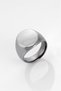 Silver Oval Men's Ring - 2