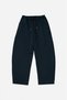 Navy Wide Leg Sweatpant Men's Sweatpants with Stopper - 3
