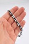 316L Stainless Steel 6mm Coffee Bean Men's Bracelet - 3