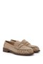 Women's Mink Suede Loafer Shoes - 5