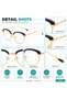 Eyeglasses Frames 4004 Gold Black - 7