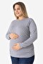 Long Sleeve Maternity T-Shirt Cotton Lycra Soft and Stretchy Fabric Pack of 4 - 5
