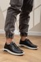 100% Genuine Leather, Anatomical Sole, Men's Casual Leather Shoes - 3
