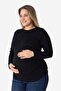Long Sleeve Maternity T-Shirt Cotton Lycra Soft and Flexible Fabric