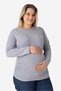 Long Sleeve Maternity T-Shirt Cotton Lycra Soft and Flexible Fabric - 3
