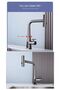 Digital Kitchen Evyie - Imported Anthracite Faucet with Waterfall Fountain and Spiral - 5