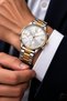 Gold Silver Men's Wristwatch - 2