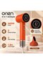 HD-200 High-Speed Hair Dryer, 1600W, 110,000 RPM Brushless DC Motor, Smart LED Temperature Display, 200 Million Negative Ions, 2 Speeds & 3 Heat Settings - 2