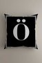 Lettered Throw Pillow Pillow Case - Letter O - 43x43 Cm - 2