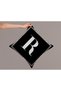 Lettered Throw Pillow Case - Letter R - 43x43 Cm - 3