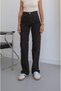 Dark Brown Kuzmina Straight Jeans - 4
