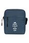 Keep Calm and Ride on Shoulder Bag Navy Blue Color