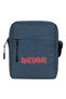 Iron Maiden Red Text Shoulder Bag Navy Blue Color