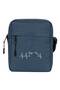 Motocrycle Heartbeat Line Shoulder Bag Navy Blue Color