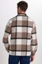 Men's Relax Fit Relaxed Fit Sports Collar Checked Flotale Pocket Winter Shirt - 9