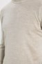 Slim Fit Full Collar Solid Wool Gray Men's Knitwear Sweater - 3