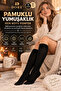 Original Women's 4-Pair Below-Knee Premium Cotton No-Show Opaque Non-Tightening Non-Marking Breathable Skin-Friendly Soft Textured All-Day Comfort Luxury Women's Socks Set |   2X Black - 2X Beige - 3