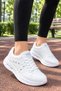 Grijak White Lightweight Daily Walking and Running Sports Shoes for Women