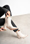 Women's Pointed Toe Thick Heel Side Zipper Heeled Boots - 5