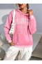 3 Thread Los Angeles California Winter Thick Sweatshirt - Dusty Pink Printed Oversized Hoodie - 3
