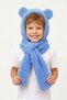 Scarf and Hat with Head, Neck, and Ear Protection for Children in Cold and Cool Weather - 5