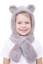Scarf and Hat with Head, Neck, and Ear Protection for Children in Cold and Cool Weather