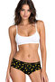 Cotton Lycra Flexible Fabric Printed Couple Boyshort Set of 3 Women's Panties - 6