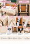 Elastic-Ruffled School Desk Cover 120X55 cm – Double Student Desk Cover, Lunch and Event Cover
