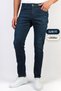 Men's Slim Fit Dark Green Grinded Jean Trousers Hlthe1949