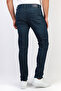 Men's Slim Fit Dark Green Grinded Jean Trousers Hlthe1949 - 4