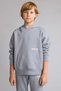 Regular Fit Hooded Printed Thick Fabric Sweatshirt with Kangaroo Pocket for Boys H9682A826Wn - 3