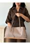 Women's Mink Eda Model Suede Large Bag - 5