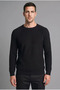 Standard Fit Crew Neck Basic Long Sleeve Knitwear Sweater A8458Ax26Au - 2